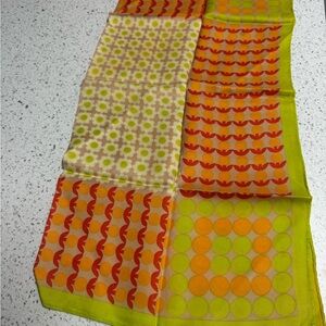 Colorful Patterned Scarf- retro